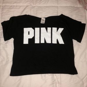 PINK Victoria’s Secret - Black Crop Top 🖤